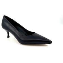 Desire Hakiki Deri Siyah Stiletto