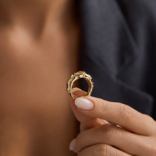 Sembol Gold Smooth Gold Altın Yüzük 7mm