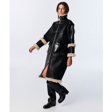 Twist SUNİ KÜRK MIX DERİ GÖRÜNÜMLÜ MONT TW6250012172001