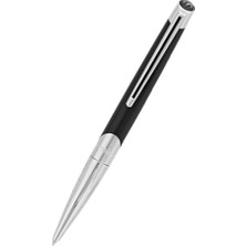 S.t. Dupont Siyah-Gümüş Tükenmez Kalem 405706