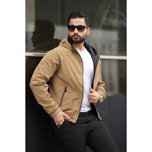 İnpool Kapüşonlu, Standart Fit, Suya Karşı Dayanıklı, Fermuarlı, Ribanalı Yağmurluk USE211