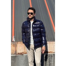 İnpool Hi-Quality, Çift Yönlü Fermuar, Regular Fit, Rüzgar ve Su Geçirmez, Parlak Şişme Mont 24USEC2475