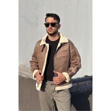 İnpool Kürk Detaylı, Nappa Deri, Suya ve Soğuğa Karşı Dayanıklı, Dikiş Detaylı, Kışlık Mont 617