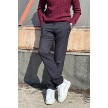 İnpool Erkek, Bel Lastikli, Dokuma Kadife, Regular-Fit, Old Money Culture, Pantolon 305