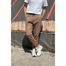 İnpool Erkek, Bel ve Paça Lastikli, Hi-Quality, Gabardin Dokuma, Pamuklu, Jogger Pantolon 270-2