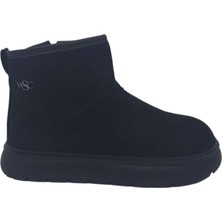 Zerhan Wisco 070 Kız Çocuk Siyah Içi Kürklü Fermuarlı Bot