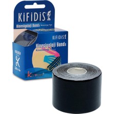 Kifidis Kinesiyoloji Bandı Kesileilir 3,8 cm x 5 M Siyah / Black