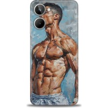 Realme 10 4g Kılıf Hd Baskılı Kılıf + Seramik Tam Kaplayan Ekran Koruyucu 4