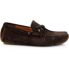 Bambi Kahve Hakiki Deri Erkek Loafer Ayakkabı E01547070102