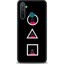 Rulet Realme 5 Pro Kılıf Hd Baskılı Kılıf + Seramik Tam Kaplayan Ekran Koruyucu 285