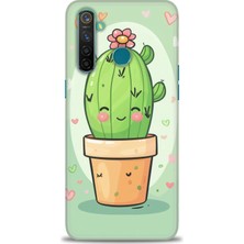 Realme 5 Pro Kılıf Hd Baskılı Kılıf + Seramik Tam Kaplayan Ekran Koruyucu 308