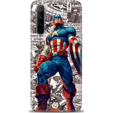 Realme 6 Kılıf Hd Baskılı Kılıf + Seramik Tam Kaplayan Ekran Koruyucu 91