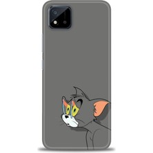 Rulet Realme C11 2021 Kılıf Hd Baskılı Kılıf + Seramik Tam Kaplayan Ekran Koruyucu 408