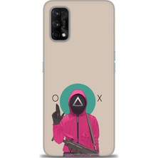 Rulet Realme 7 Pro Kılıf Hd Baskılı Kılıf + Seramik Tam Kaplayan Ekran Koruyucu 286