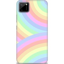 Rulet Realme C11 Kılıf Hd Baskılı Kılıf + Seramik Tam Kaplayan Ekran Koruyucu 425