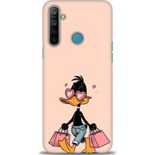 Realme C3 Kılıf Hd Baskılı Kılıf + Seramik Tam Kaplayan Ekran Koruyucu 405