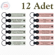 Miawiki Beyaz & Y Ağzı, Kurumsal Fuar Katılımcılarına Armağan, 12’li Set, Kişiye Özgü Yazılı Deri Hatıra