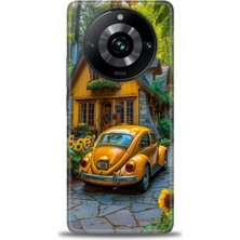 Realme 11 Pro Plus Kılıf Hd Baskılı Kılıf + Seramik Tam Kaplayan Ekran Koruyucu 110