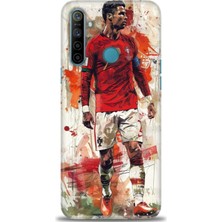 Rulet Realme C3 Kılıf Hd Baskılı Kılıf + Seramik Tam Kaplayan Ekran Koruyucu 2