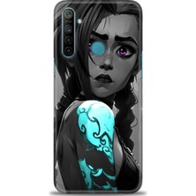 Realme C3 Kılıf Hd Baskılı Kılıf + Seramik Tam Kaplayan Ekran Koruyucu 279