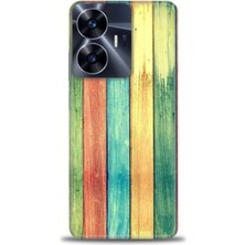 Realme C55 4g Kılıf Hd Baskılı Kılıf + Seramik Tam Kaplayan Ekran Koruyucu 438