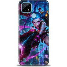 Realme C21 Kılıf Hd Baskılı Kılıf + Seramik Tam Kaplayan Ekran Koruyucu 280