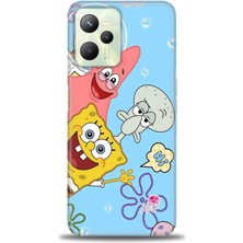 Rulet Realme C35 Kılıf Hd Baskılı Kılıf + Seramik Tam Kaplayan Ekran Koruyucu 452