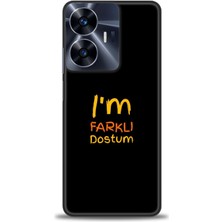 Rulet Realme C55 4g Kılıf Hd Baskılı Kılıf + Seramik Tam Kaplayan Ekran Koruyucu 399