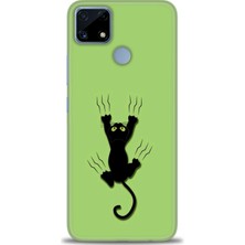 Realme C25S Kılıf Hd Baskılı Kılıf + Seramik Tam Kaplayan Ekran Koruyucu 65