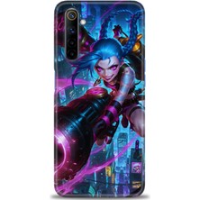 Rulet Realme 6 Kılıf Hd Baskılı Kılıf + Seramik Tam Kaplayan Ekran Koruyucu 280