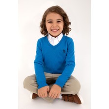 U.s. Polo Assn. Erkek Çocuk Kobalt Kazak /triko 50315611-VR077