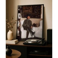 Fuart.Co Atatürk Koltukta Portre Dijital Baskı Poster V3 (Çerçevesiz) ATFU