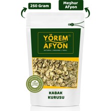 Gülçehre Yörem Afyon Afyon’un Bereketli Tarlalarından, Anne Eliyle Güneşte Kurutulmuş Hakiki Üçgen Kabak Kurusu | 250GR.