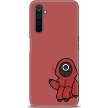 Rulet Realme 6 Pro Kılıf Hd Baskılı Kılıf + Seramik Tam Kaplayan Ekran Koruyucu 288