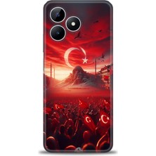 Rulet Realme Note 50 Kılıf Hd Baskılı Kılıf + Seramik Tam Kaplayan Ekran Koruyucu 39