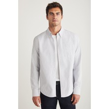 Grimelange JURICA Erkek Gri / Beyaz Gömlek