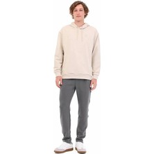 Lumberjack MB SN73 HOODIE 5PR Ekru Erkek Sweatshirt
