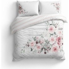 Özdilek Ranforce Marco Rosa Tek Kişilik Nevresim Takımı – %100 Pamuk, Çiçek Desenli