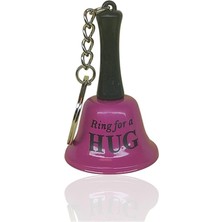 Casaba Hediyelik Anahtarlık Resepsiyon  Zil Ring For A Hug Pembe