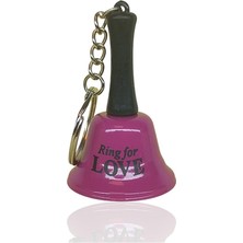 Casaba Hediyelik Anahtarlık Resepsiyon  Zil Ring For Love Pembe