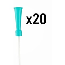 Bıçakcılar Aspırasyon Sondası No: 6 (Turkuaz) - 20 Adet