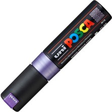 Uni-Ball Uniball Posca ( 8.0 ) Su Bazlı Poster Markörü Metalik Mor