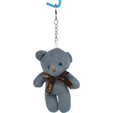 Casaba Hediyelik Ayıcık Anahtarlık Gri