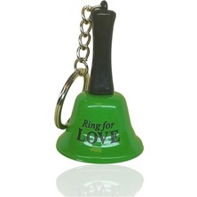 Casaba Hediyelik Anahtarlık Resepsiyon  Zil Ring For Love Yeşil