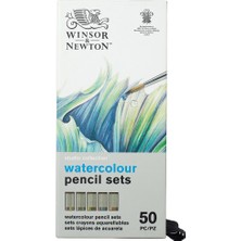 Winsor & Newton Studio Collection 50'li Sulu Boya Kalem Set (5 x 10 Sulu Boya Kalem Seti)