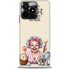 Rulet Realme C53 Kılıf Hd Baskılı Kılıf + Seramik Tam Kaplayan Ekran Koruyucu 41