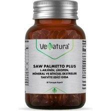 Venatura Saw Palmetto Plus L-Arjinin Likopen Mineral 60 Kapsül