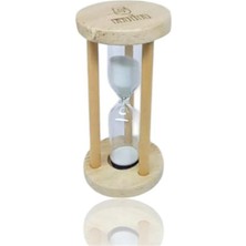 Casaba Hediyelik 5 Dakikalık Beyaz Renk Kum Saati