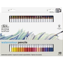 Winsor & Newton Studio Collection Watercolour Pencil Set (Metal Kutulu 48 x Sulu Boya Kalem)