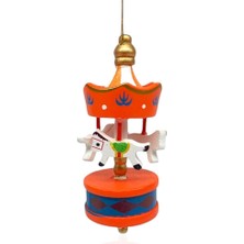 Casaba Hediyelik Ahşap Atlı Karınca Turuncu